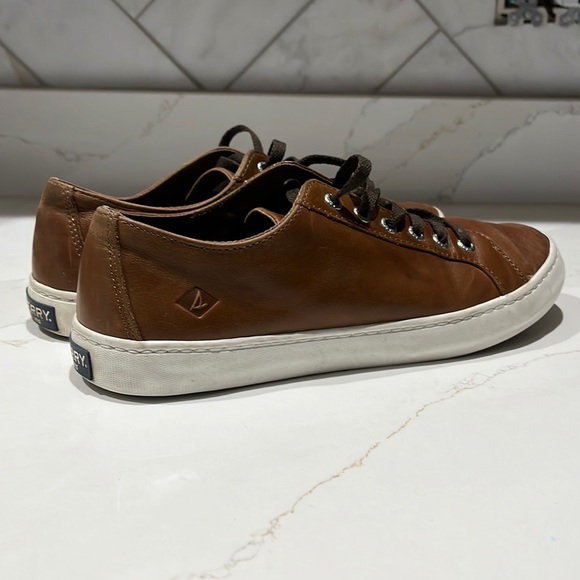 Sperry Mens leather top sider size 8.5 - Picture 4 of 11